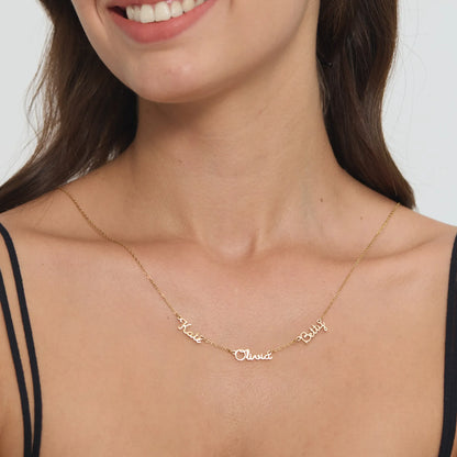 Gepersonaliseerde ketting met namen