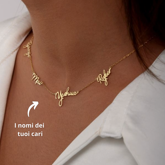 Gepersonaliseerde ketting met namen