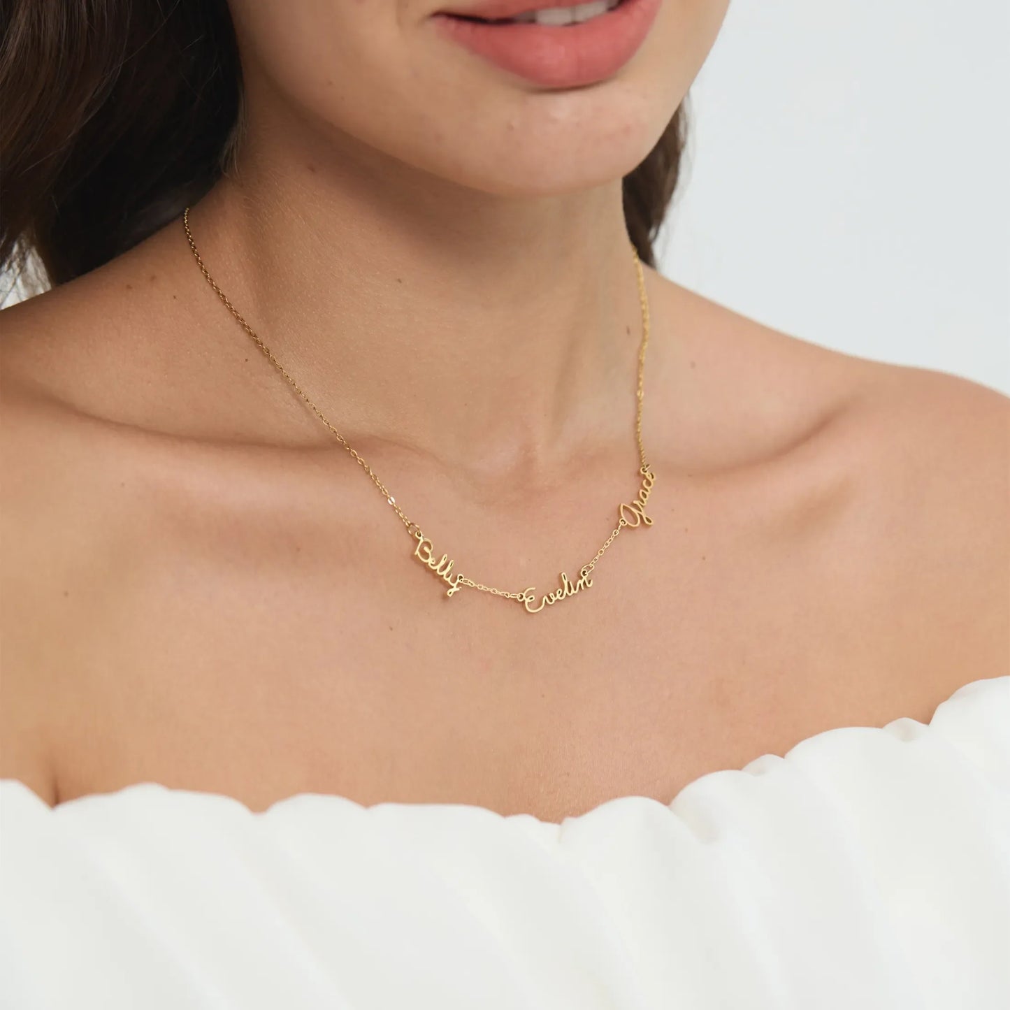 Gepersonaliseerde ketting met namen